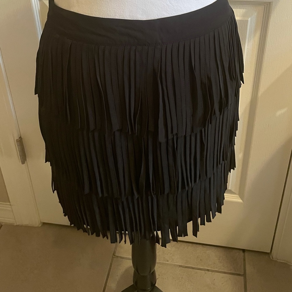 GUESS fringe skirt size S
